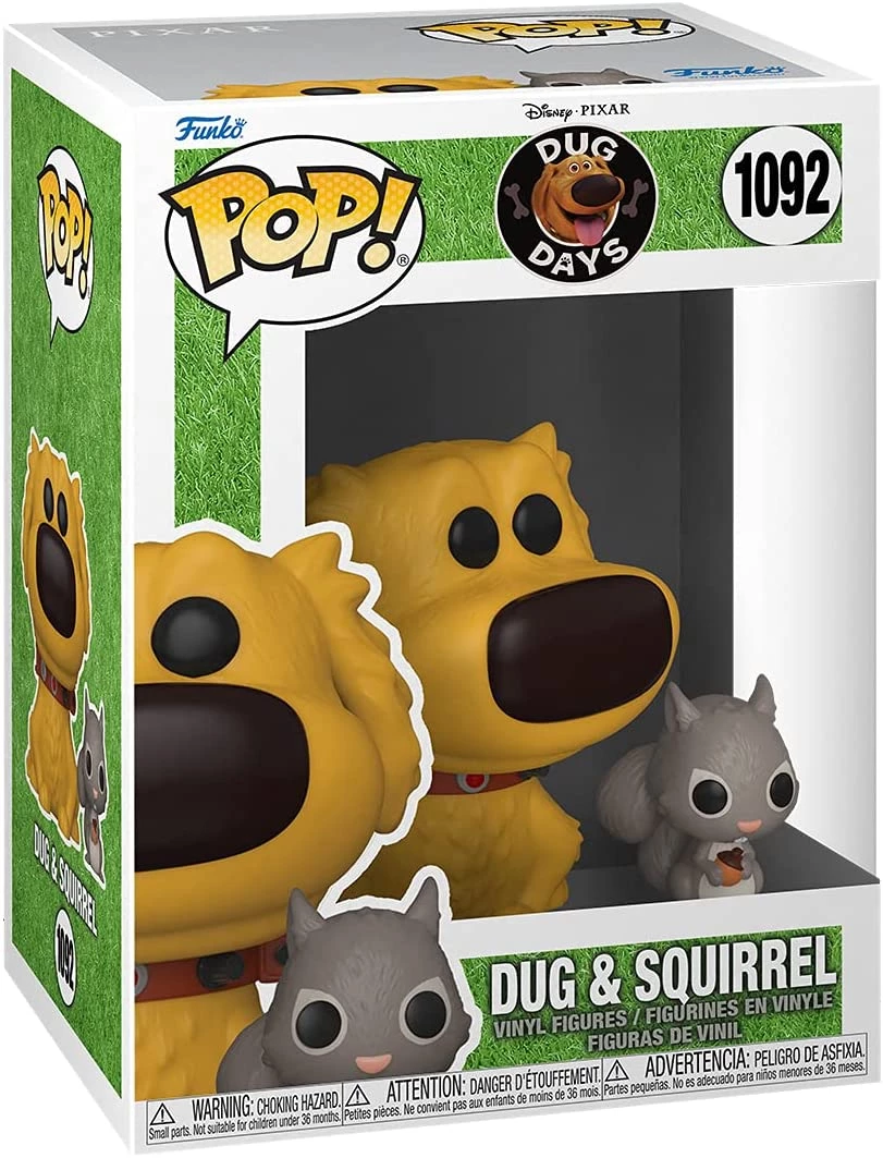 Funko Pop & Buddy: Dug Days- Dug W/Squirrel Funko Pops! 5 Funko Pop & Buddy: Dug Days- Dug W/Squirrel Funko Pops!
