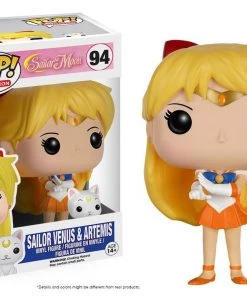 Funko POP Anime: Sailor Moon - Sailor Venus With Artemis Action Figure Funko Pops!