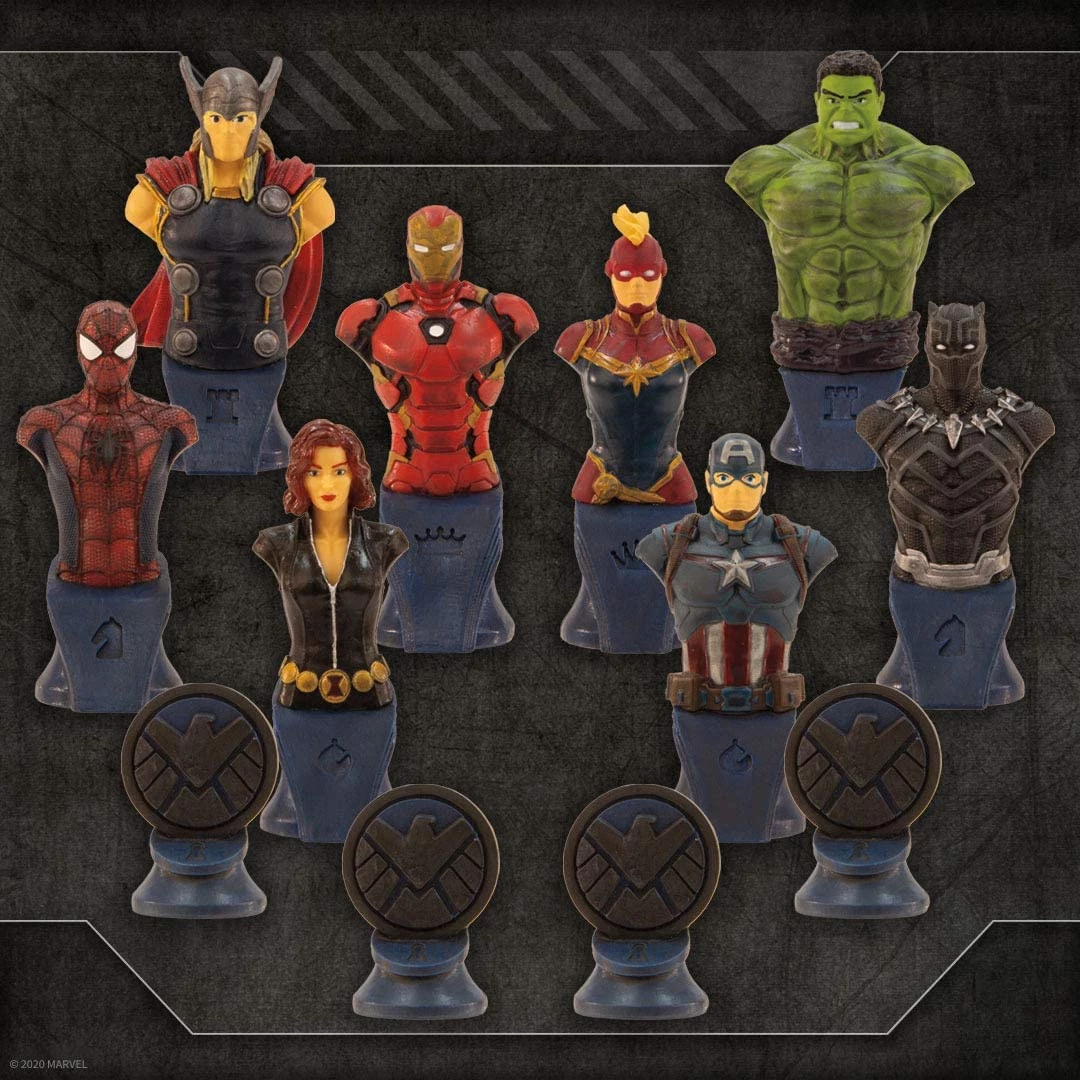 USAopoly Marvel Super Heroes & Villains Chess Set 7 USAopoly Marvel Super Heroes & Villains Chess Set