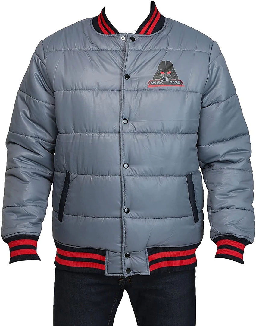 Bioworld Star Wars Men's Darth Vader Quilted Jacket Disney 4 Bioworld Star Wars Men's Darth Vader Quilted Jacket Disney