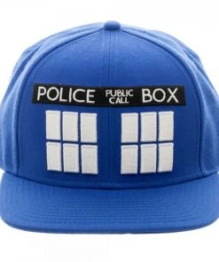 Bioworld TV Series Doctor Who Tardis Blue Snapback Hat
