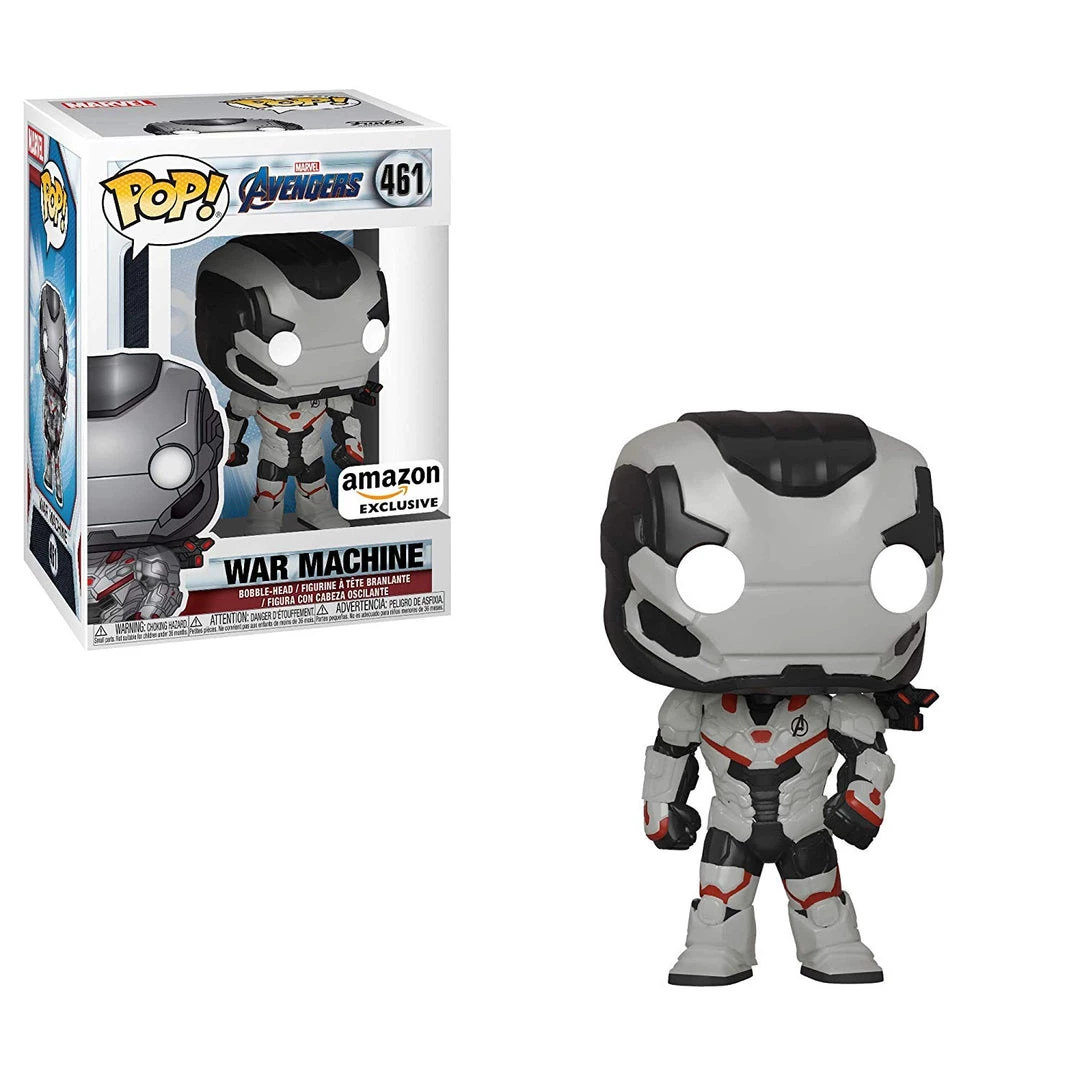 Funko Funko Pops! Marvel: Avengers Endgame - War Machine Pop Movies Vinyl Figure 3 Funko Funko Pops! Marvel: Avengers Endgame - War Machine Pop Movies Vinyl Figure