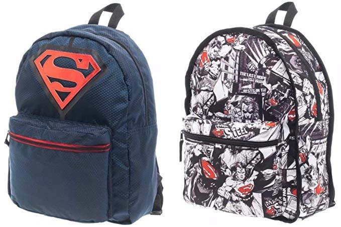 Bioworld DC COMICS SUPERMAN REVERSIBLE FLIP PAK BACKPACK 3 Bioworld DC COMICS SUPERMAN REVERSIBLE FLIP PAK BACKPACK