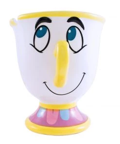 Silver Buffalo Disney Princess Beauty And The Beast Chip Tea Cup, 20 Oz