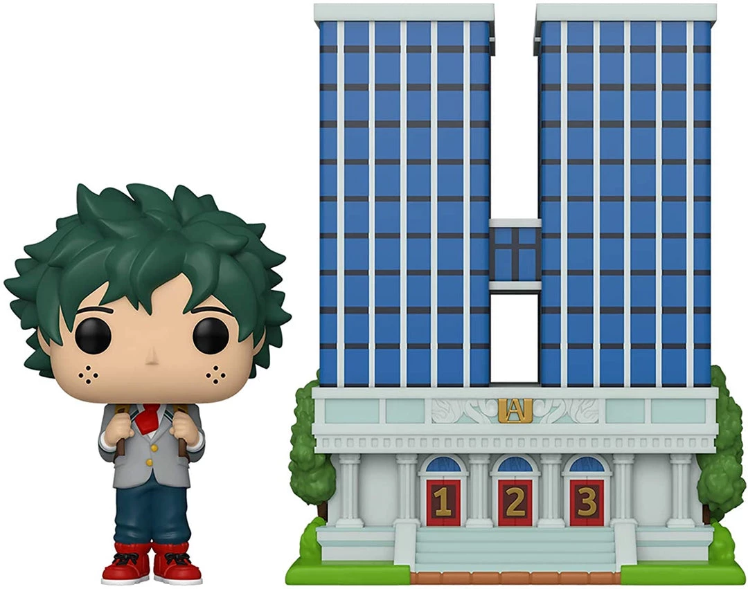 Funko Pop! Town: My Hero Academia - U.A. High School With Deku In Uniform Funko Pops! 3 Funko Pop! Town: My Hero Academia - U.A. High School With Deku In Uniform Funko Pops!