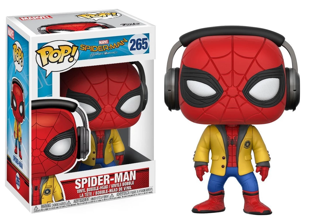 Funko Spider-Man: Homecoming - Spider-Man W/Headphones Pop Movies Vinyl Figure 3 Funko Spider-Man: Homecoming - Spider-Man W/Headphones Pop Movies Vinyl Figure
