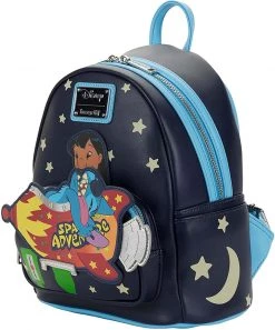 Loungefly Disney Lilo And Stitch Space Adventure Double Strap Mini Backpack