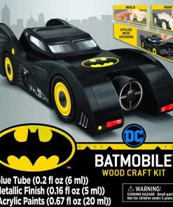 Monogram Batman Batmobile Wood Paint Set