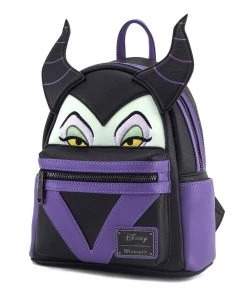 Loungefly Disney Maleficent 10.5" Height Mini Backpack And Wallet Set