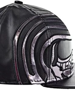 New Era Movies Star Wars Kylo Ren Character Face Villain 59Fifty Men's Fitted Hat Cap Black