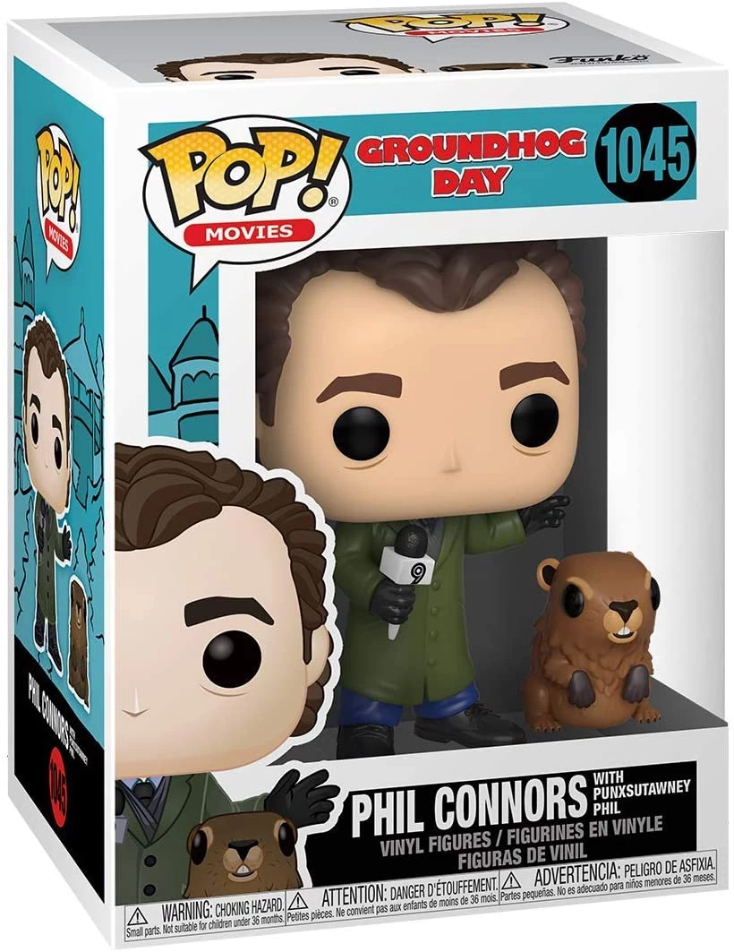 Funko Pops! Funko Pop! & Buddy: Groundhog Day - Phil With Punxsutawney Phil 4 Funko Pops! Funko Pop! & Buddy: Groundhog Day - Phil With Punxsutawney Phil