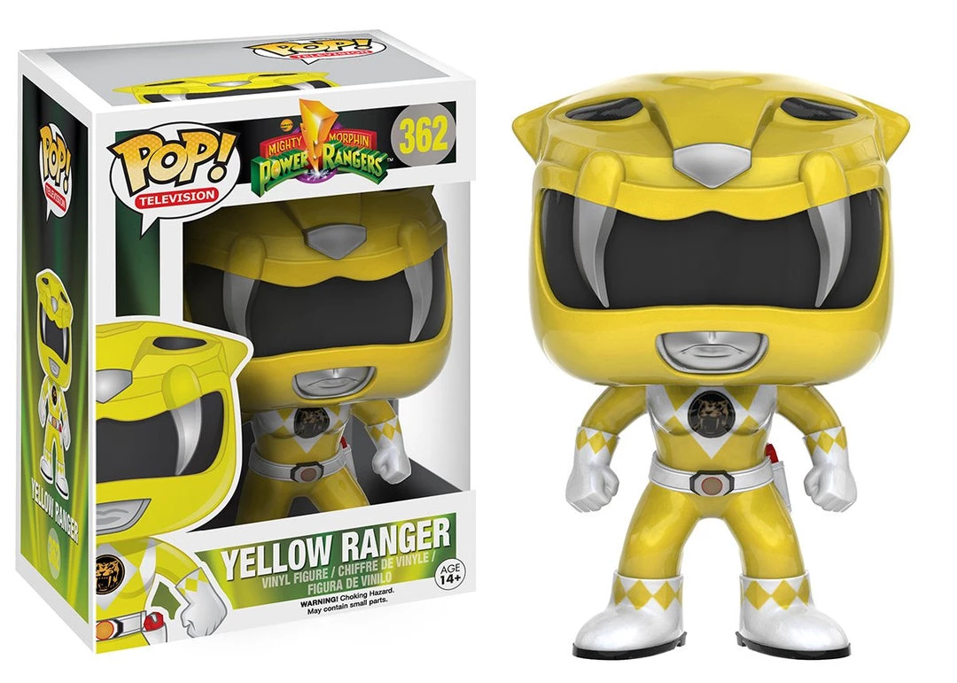 Funko Power Rangers - Yellow Ranger POP TV Vinyl Figure Funko Pops! 3 Funko Power Rangers - Yellow Ranger POP TV Vinyl Figure Funko Pops!