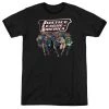 Trevco DC Comics Sons Of Gotham JLA - Charging Justice Adult Ringer T- Shirt