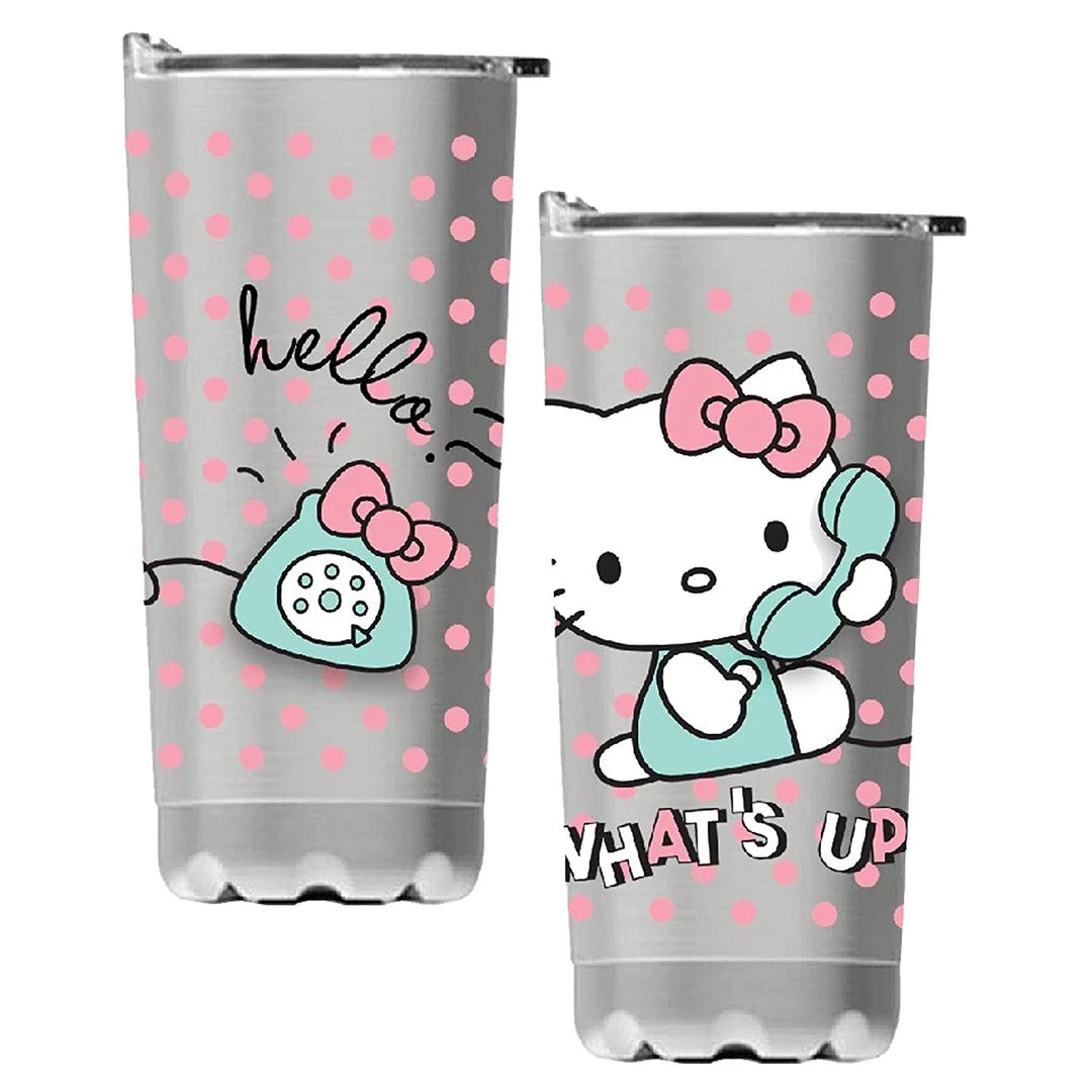 Vandor Hello Kitty 20 Oz. Stainless Steel Vacuum Tumbler 4 Vandor Hello Kitty 20 Oz. Stainless Steel Vacuum Tumbler