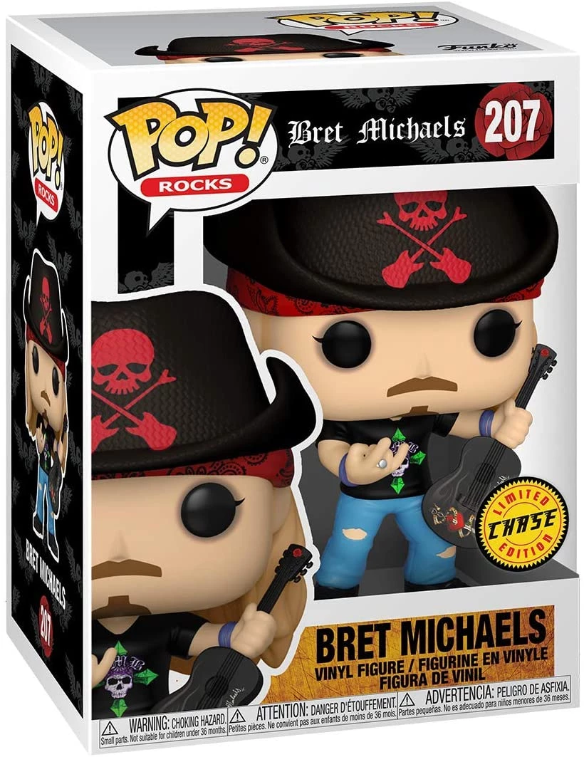 Funko POP Rocks: Bret Michaels W/chase 6 Funko POP Rocks: Bret Michaels W/chase