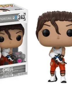Funko Pop Games: Portal - Chell Collectible Vinyl Figure With Portal Gun Funko Pops!