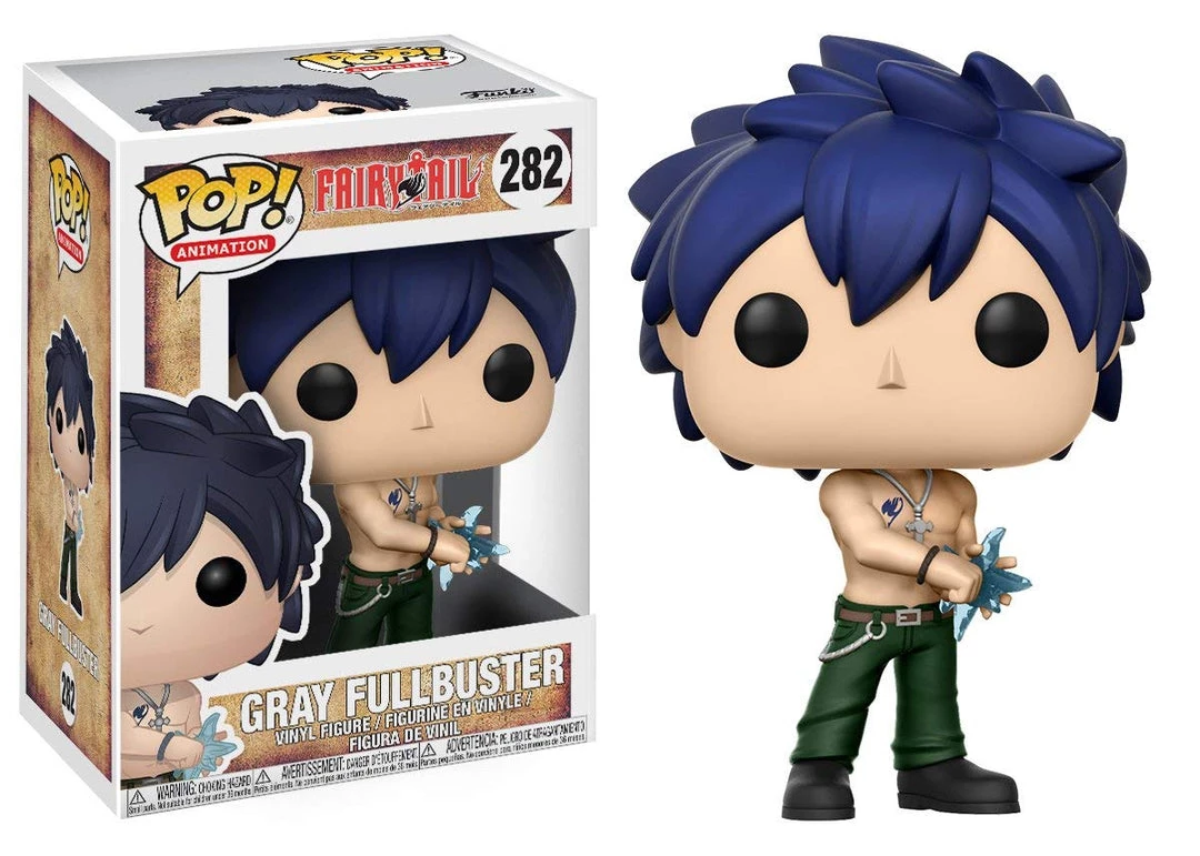 Funko Pop Anime: Fairy Tail - Gray Fullbuster Collectible Vinyl Figure Funko Pops! 3 Funko Pop Anime: Fairy Tail - Gray Fullbuster Collectible Vinyl Figure Funko Pops!