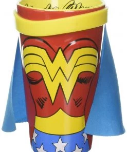 DC Comics ICUP DC Wonder Woman Molded Caped Ceramic Pint Glass