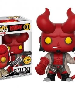 Funko Hellboy Comic Hellboy With Jacket Pop Vinyl Figure Chase Variant And (Bundled With PROTECTOR CASE)