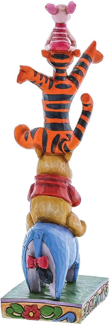 Enesco Disney Traditions By Jim Shore Winnie The Pooh, Eeyore, Tigger And Piglet Built By Friendship Stacked Figurine 6 Enesco Disney Traditions By Jim Shore Winnie The Pooh, Eeyore, Tigger And Piglet Built By Friendship Stacked Figurine