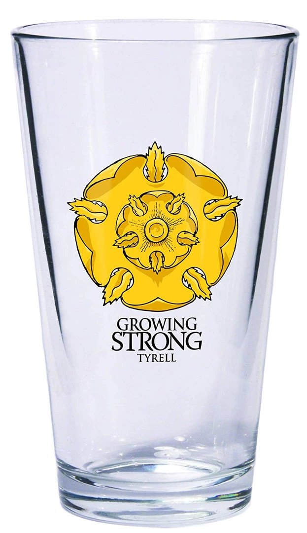 Dark Horse Game Of Thrones Tyrell Pint Glass TV Series 3 Dark Horse Game Of Thrones Tyrell Pint Glass TV Series