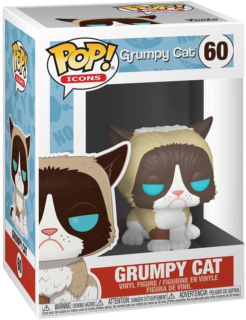 Funko Icons Pop! - Grumpy Cat Vinyl 4 Funko Icons Pop! - Grumpy Cat Vinyl