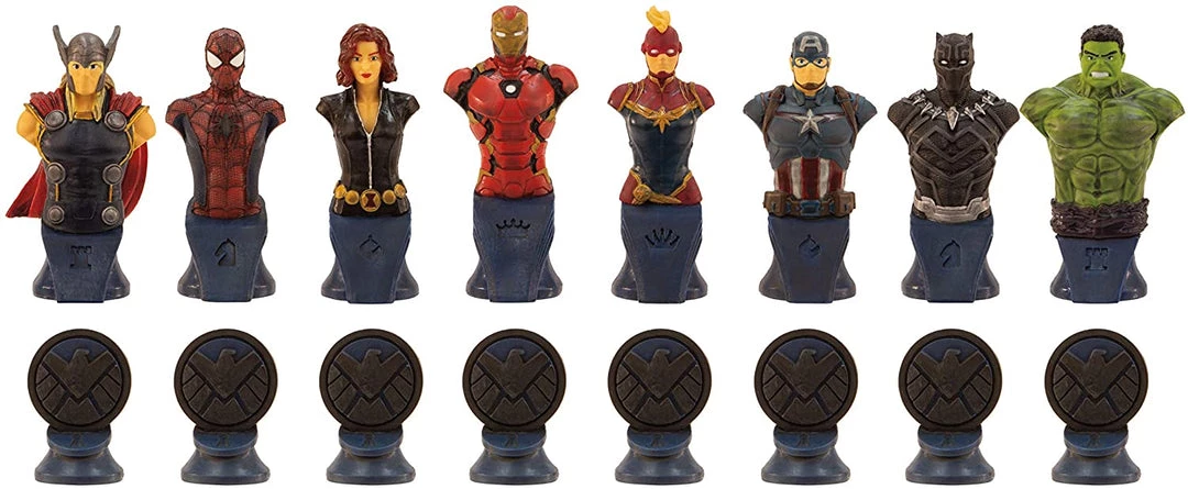 USAopoly Marvel Super Heroes & Villains Chess Set 6 USAopoly Marvel Super Heroes & Villains Chess Set