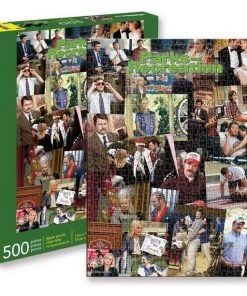 NMR Games & Puzzles Parks And Recreation Collage 500 Piece Puzzle
