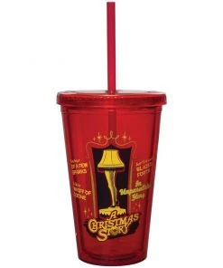 ICUP A Christmas Story - Leg Lamp Acrylic Tumbler With Lid And Straw Movies