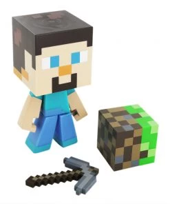 JINX Video Games Minecraft Steve Vinyl Figure