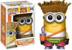 Funko Despicable Me 3 Tourist Dave Pop Vinyl Figure Funko Pops!