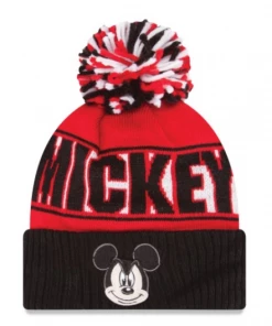 New Era Mickey And Minnie Mouse Disney Mickey Mouse One Size Beanie With Pom