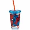 Vandor Spider-Man 12oz. Straw Cup 1 Vandor Spider-Man 12oz. Straw Cup