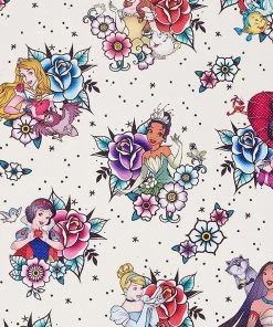 Loungefly Disney Princess Tattoo All Over Print Mini Backpack 13 Loungefly Disney Princess Tattoo All Over Print Mini Backpack