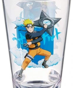 JUST FUNKY Anime Naruto Shippuden Naruto Shadow Clone Jutsu! Acrylic Pint Glass, 16oz