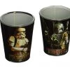 Silver Buffalo Star Wars Characters Mini Glass Set 4-Pack Disney