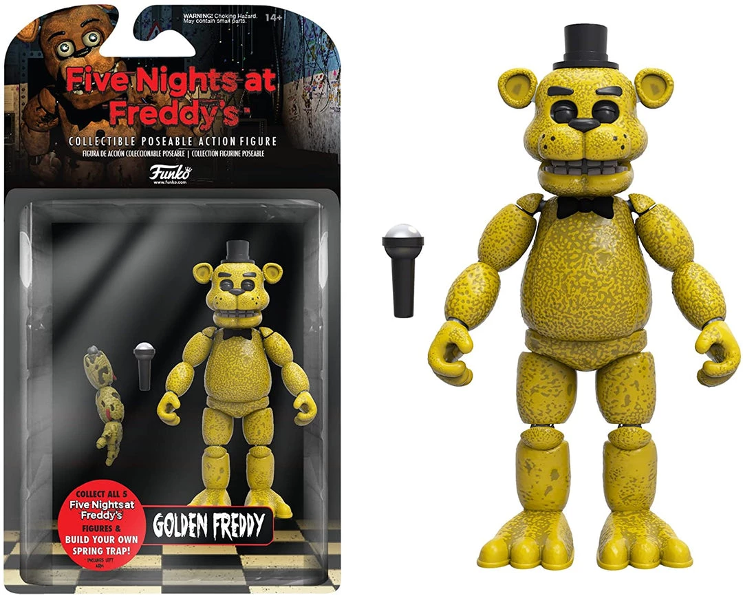 Funko Five Nights At Freddy's Articulated Golden Freddy 5" Action Figure 3 Funko Five Nights At Freddy's Articulated Golden Freddy 5" Action Figure