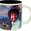 The Unemployed Philosophers Guild Bob Ross Self-Painting Heat Change Coffee Mug 10 Oz. Houseware