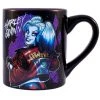 Silver Buffalo Harley Quinn Glitter Ceramic Mug, 14 Oz,