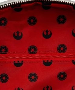 Loungefly Star Wars Trilogy 2 Triple Pocket Mini Backpack 10 Loungefly Star Wars Trilogy 2 Triple Pocket Mini Backpack