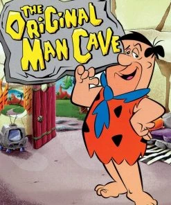 Desperate Enterprises Inc Flintstones The Original Man Cave Metal Sign