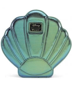 Loungefly Disney Little Mermaid Ariel Shell Iridescent Crossbody Bag