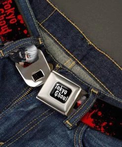 Buckle-Down TOKYO GHOUL Masked Ken Centipede Seatbelt Belt 9 Buckle-Down TOKYO GHOUL Masked Ken Centipede Seatbelt Belt