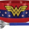 Paladone Wonder Woman Breakfast Set - Bowl And Spoon Set DC Comics