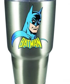 Spoontiques Batman Large Stainless Steel Mug, Silver