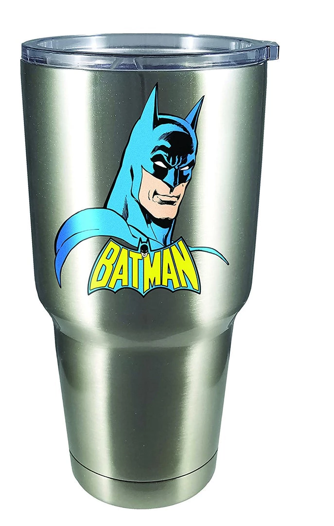 Spoontiques Batman Large Stainless Steel Mug, Silver 3 Spoontiques Batman Large Stainless Steel Mug, Silver