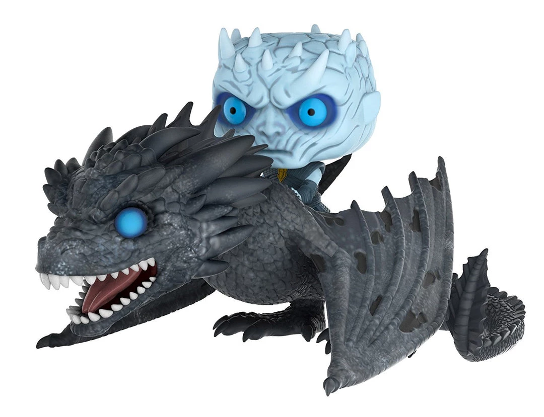 Funko Pops! Funko Pop Rides: Game Of Thrones-Night King On Dragon Collectible Figure 3 Funko Pops! Funko Pop Rides: Game Of Thrones-Night King On Dragon Collectible Figure