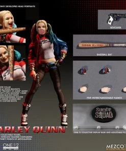 Mezco Harley Quinn Suicide Squad One-12 Action Figure
