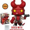 Funko Hellboy Comic Hellboy With Jacket Pop Vinyl Figure Chase Variant And (Bundled With PROTECTOR CASE)