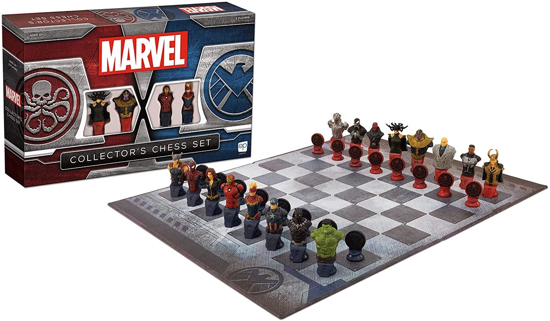 USAopoly Marvel Super Heroes & Villains Chess Set 4 USAopoly Marvel Super Heroes & Villains Chess Set